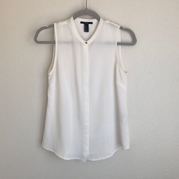 XXI sleeveless white top - Picture 1 of 5